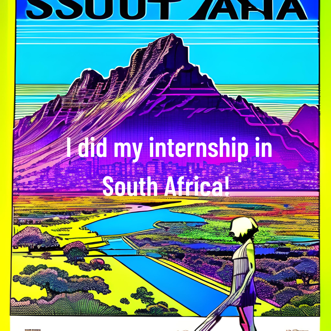 I did my internship in South African!
